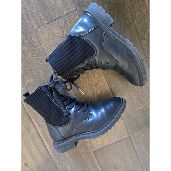 Sam Edelman Kids Combat Boots – Black – Size 2 - Picture 6 of 8